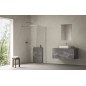 Dušo kabina Walk-In Air Wall, 100, Walk-In Air Wall 100 juodas+Transparent