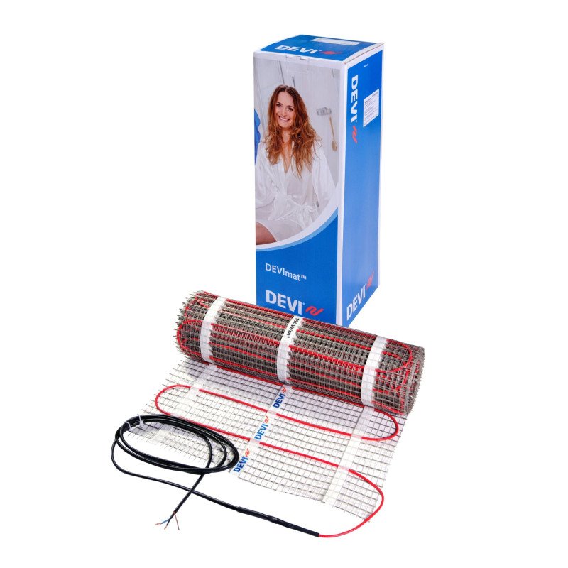 Elektrinio šildymo kilimėlis Devi, DEVIcomfort DTIR-150, 0.5x20 m (10 m2) 1500W