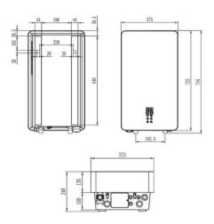 Elektrinis katilas Teknix Espro, 6.0 kW su Wi-Fi 4