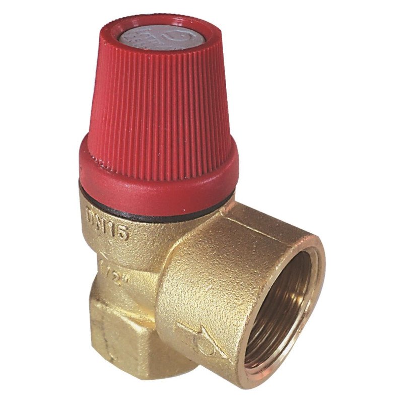 Apsauginis vožtuvas Herz, v/v d1/2x3/4" 3.0 bar