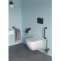 WC popieriaus laikiklis Ideal Standard IOM, su dangteliu Silk Black juoda matinė