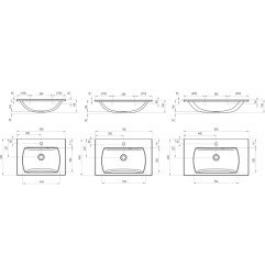 Lietas praustuvas Ravak Classic Slim, 800 su persipylimu 4