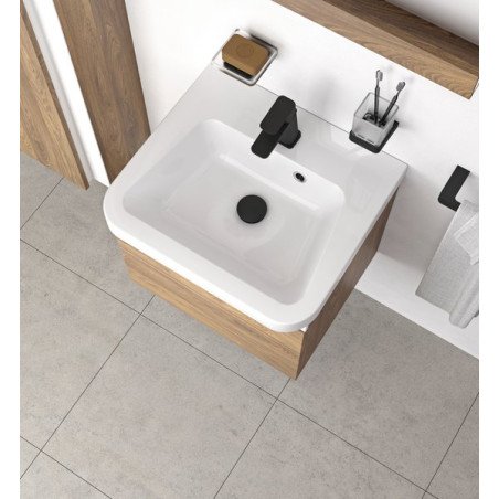 Click-Clack praustuvo sifono vožtuvas Ravak, juodas, praustuvams su persipylimu