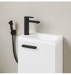 Praustuvo spintelės Ravak SD Chrome 400 korpusas, balta, rankena 152 mm, juoda 4