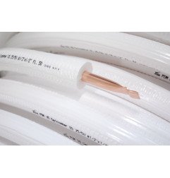 Varinis izoliuotas šaltnešio vamzdelis DM Cooper, 3/8" 0.8 mm (50 m) 1