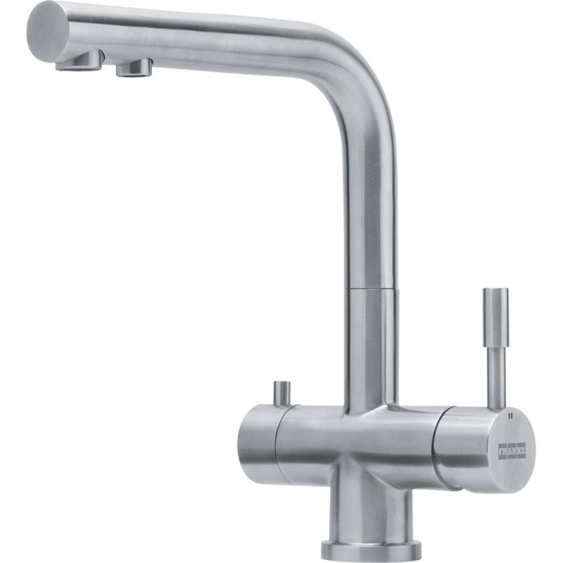 Plautuvės maišytuvas Franke Atlas Clear Water, nerūdijančio plieno, su filtru