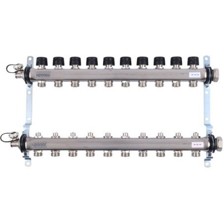 Šildymo sistemos kolektorius Uponor Vario S, be srauto matuoklių, 10 kontūrų 1