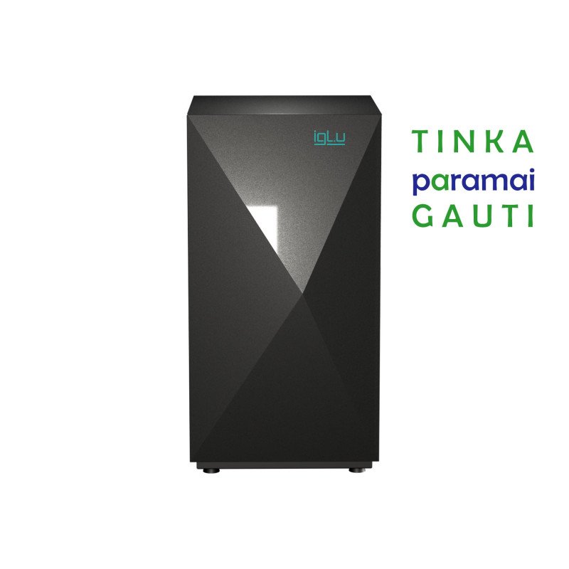 Šilumos siurblys Gruntas-Vanduo Iglu Aleut, kintamos galios, 12 I be vandens šildytuvo