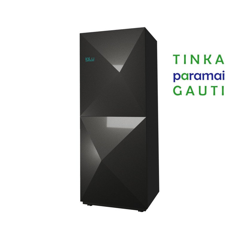 Šilumos siurblys Gruntas-Vanduo Iglu Aleut, fiksuotos galios, 13 WT su integruotu 200l vandens šildytuvu