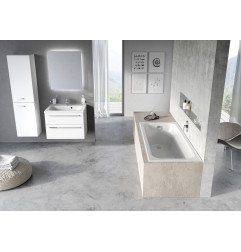 Stačiakampė vonia Ravak Chrome Slim, 180x80 sniego baltumo 4