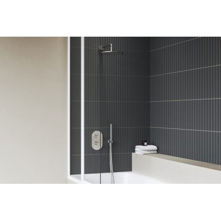 Stacionari apvali dušo galva ø250 mm, 985.00CR chromas