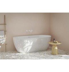Laisvai pastatoma vonia Ravak Freedom O Tec 1700x770, balta su juodais priedais 3