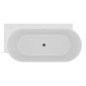 Laisvai pastatoma vonia Ravak Freedom Corner II Tec 175x86, L balta su juodais priedais Laisvai pastatoma vonia Ravak Freedom Corner II Tec 175x86, L balta su juodais priedais