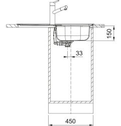 Nerūdijančio plieno plautuvė Franke Spark, SKN 611-78/44 3