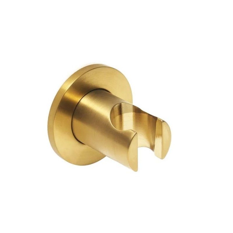 Dušo galvos laikiklis SAT Dark, sieninis, šlifuoto aukso spalvos