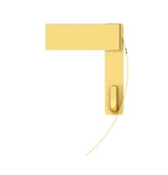 WC popieriaus laikiklis Ideal Standard, šlifuoto aukso, su dangteliu