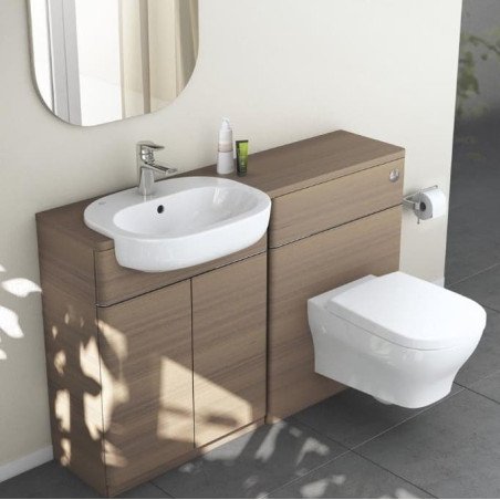 Pusiau įmontuojamas praustuvas Ideal Standard, Active, 55 cm
