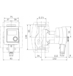 Cirkuliacinis siurblys Wilo Stratos Pico, 25/1-6, 130 mm