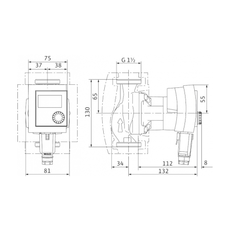 Cirkuliacinis siurblys Wilo Stratos Pico, 25/1-6, 130 mm