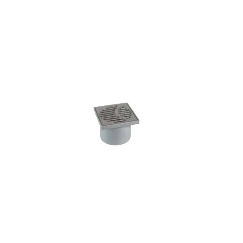 Trapo viršutinė dalis ACO EasyFlow, ABS korpusas + nerūdijančio plieno grotelės 140x140 mm
