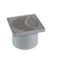 Trapo viršutinė dalis ACO EasyFlow, ABS korpusas + nerūdijančio plieno grotelės 140x140 mm