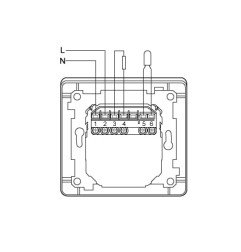Elektra šildomų grindų termostatas Comfort Heat Touch, baltas 4