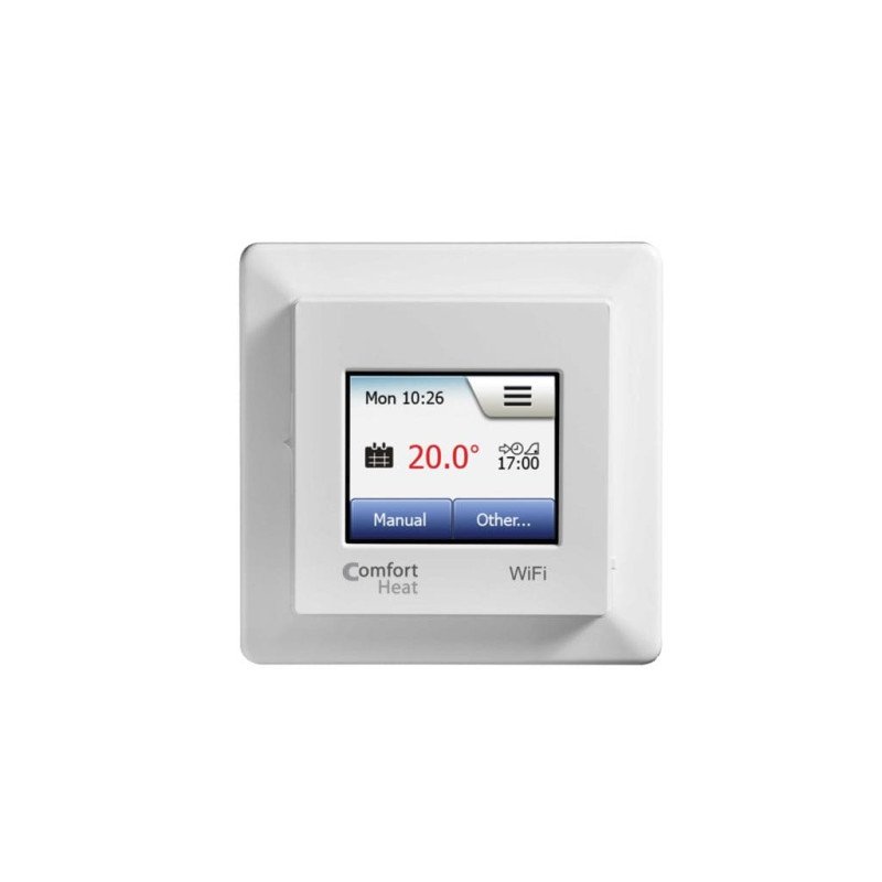 Elektra šildomų grindų termostatas Comfort Heat Wi-Fi, baltas