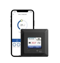 Elektra šildomų grindų termostatas Comfort Heat Wi-Fi, juodas 3