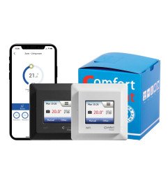 Elektra šildomų grindų termostatas Comfort Heat Wi-Fi, juodas 4