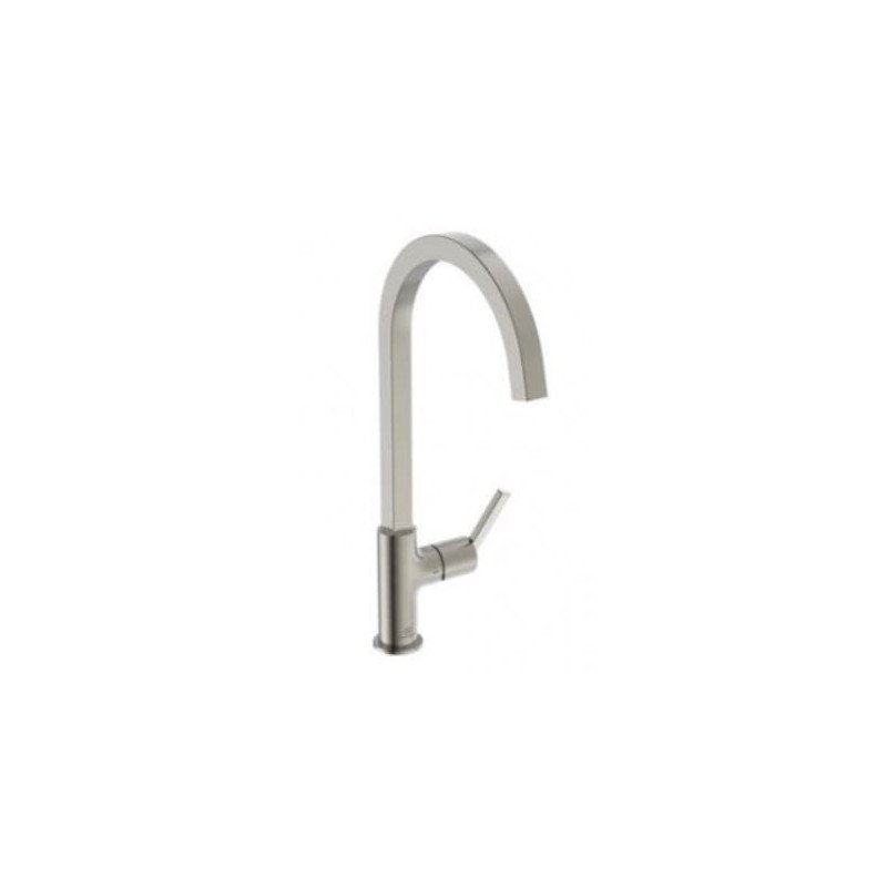 Plautuvės maišytuvas Ideal Standard, GUSTO SQUARE, šlifuoto paviršiaus, silver storm