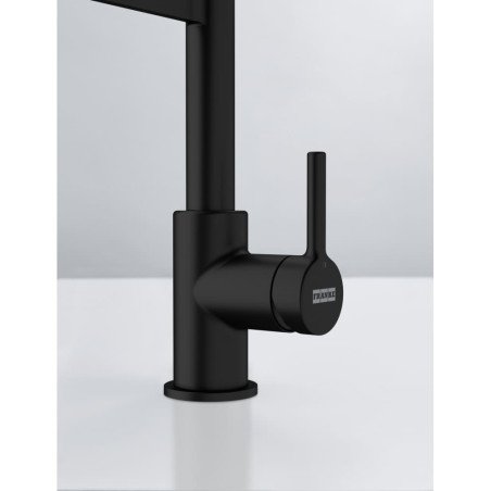 Plautuvės maišytuvas Franke Lina SemiPro, su lanksčiu dušeliu, juoda matinė