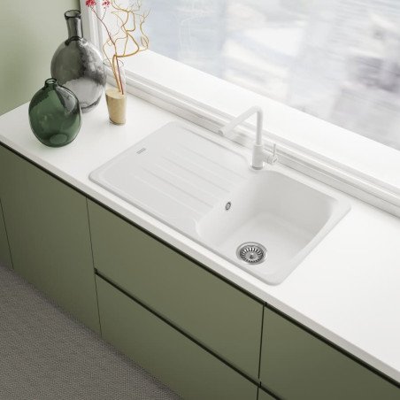 Plautuvės maišytuvas Franke Lina L, be ištraukiamo dušelio, balta