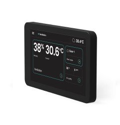 Rekuperatoriaus valdiklis Oxygen LCD SimpleTouch su WiFi ir Bluetooth, juodas