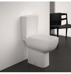 Pastatomas WC Ideal Standard i.life A RimsLS+, paaukštintas, su bakeliu ir lėtai nusileidžiančiu dangčiu