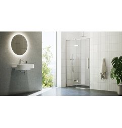 Varstomos dušo durys Ravak Cool!, COSD2-100 chromas+stiklas Transparent