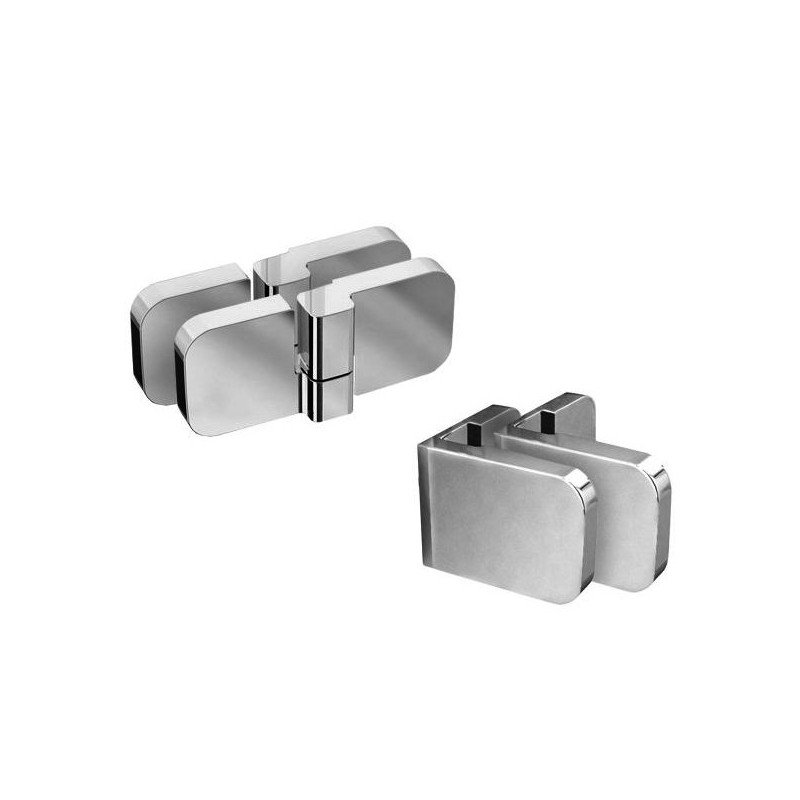 Montavimo rinkinys dušo kabinoms ir sienelėms Ravak Brilliant ir Walk-In, B SET, BVS2-R 100 chromas