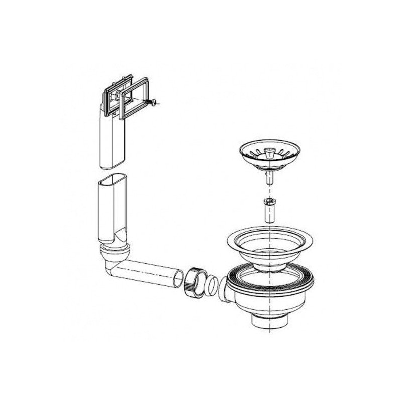 Ventilis FRANKE plautuvės PMN/PML 611(i), d 3''1/2, užkemšamas