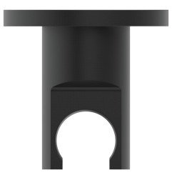 Rankinės dušo galvos laikiklis Ideal Standard IdealRain, su jungtimi, Silk Black matinė juoda 3