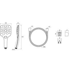 Dušo komplektas Ravak, 907.00 7