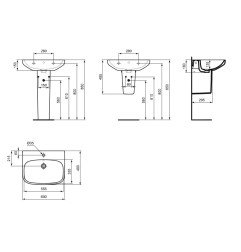 Praustuvas Ideal Standard i.life A, 60 cm 6