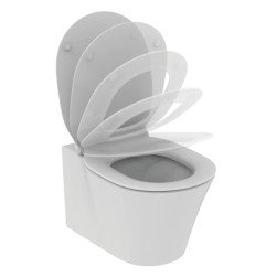 WC pakabinamas Ideal Standard Connect Air, Aquablade, su paslėptais tvirtinimais ir soft-close dangčiu