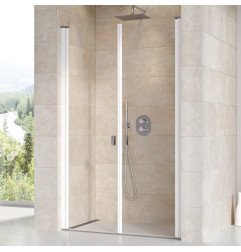 Varstomos dušo durys Ravak Chrome, CSDL2-110, balta+stiklas Transparent 1