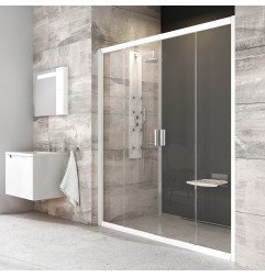Stumdomos dušo durys Ravak Blix, BLDP4-140, balta+stiklas Transparent 1