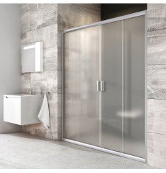 Stumdomos dušo durys Ravak Blix, BLDP4-140, satinas+stiklas Grape 1