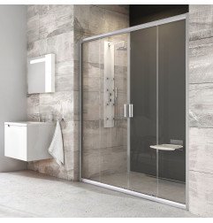 Stumdomos dušo durys Ravak Blix, BLDP4-160, satinas+stiklas Transparent 1