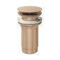 Fiksuotas praustuvo sifono vožtuvas Ravak, Rose Gold Brushed, praustuvams be persipylimo
