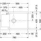 Granitinė plautuvė Franke Maris, MRG 611-78 XL, Juoda matinė