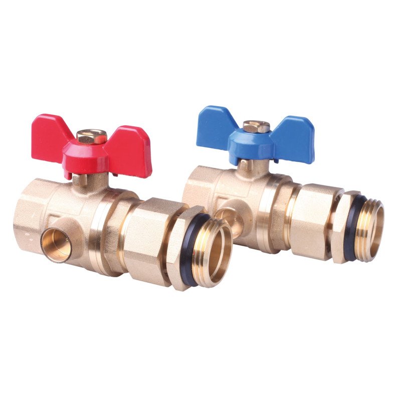 Rutulinis ventilis Danfoss šildymo kolektoriams, 1"