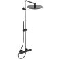 Stacionari dušo sistema Ideal Standard Ceratherm T125, su Ø300 galva ir Stick rankiniu dušu, Silk Black matinė juoda Stacionari dušo sistema Ideal Standard Ceratherm T125, su Ø300 galva ir Stick rankiniu dušu, Silk Black matinė juoda