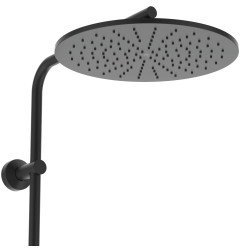Stacionari dušo sistema Ideal Standard Ceratherm T125, su Ø300 galva ir Stick rankiniu dušu, Silk Black matinė juoda 3